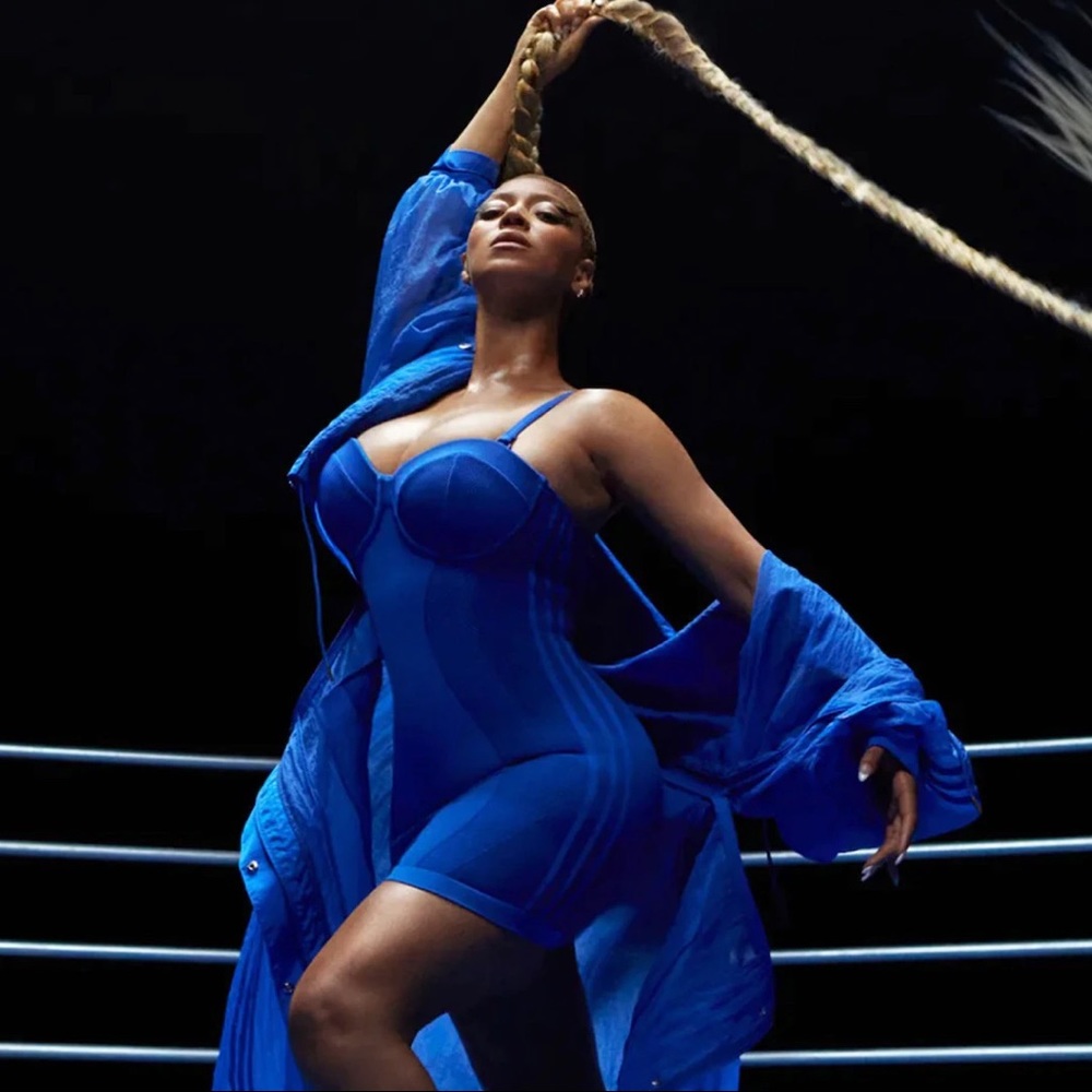 Ivy park x adidas blue dress